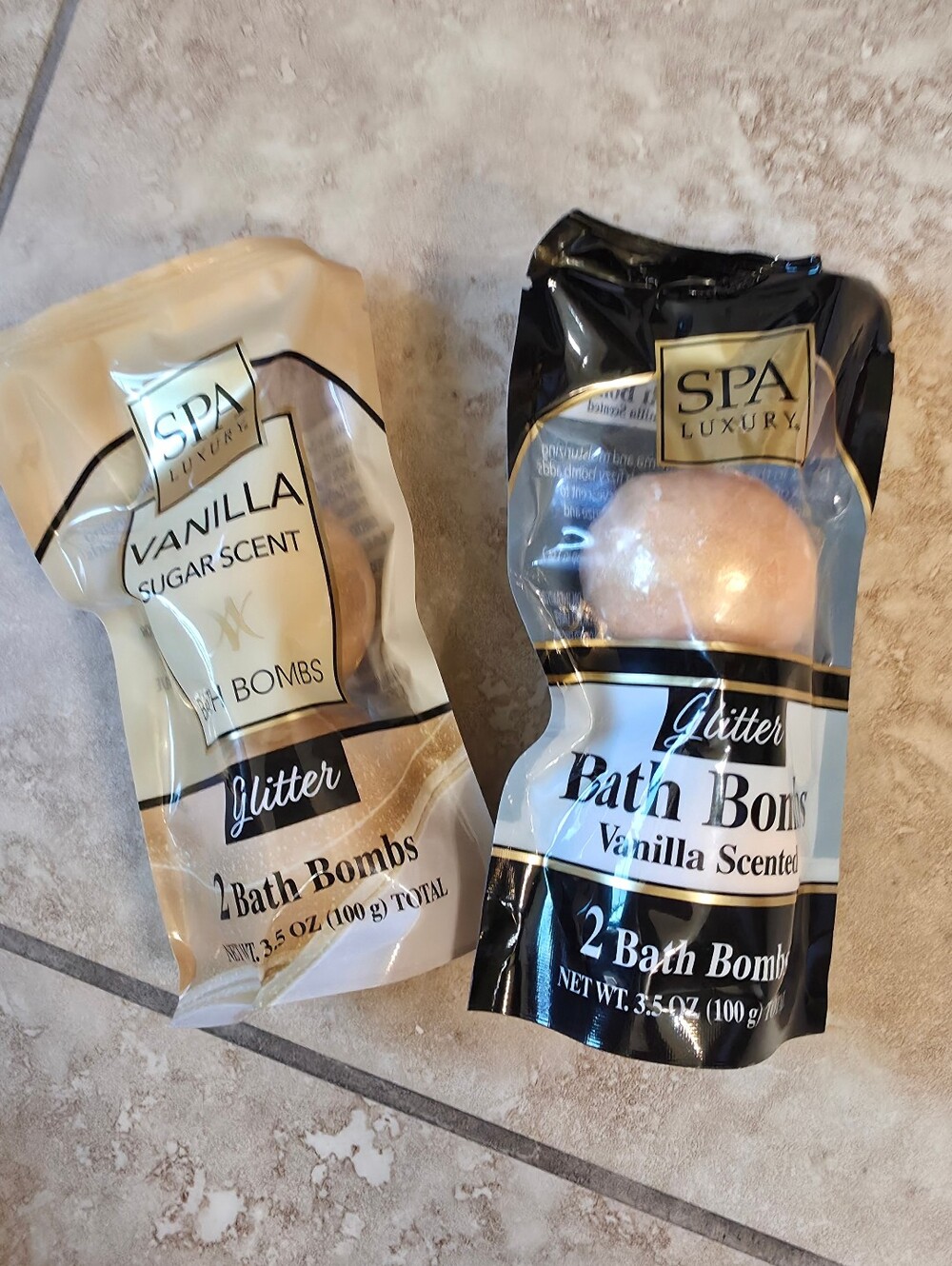 Spa Luxury 2 set Vanilla Glitter Bath Boom